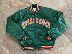 Vintage Miami Hurricanes Starter Satin College Jacket, Size XL