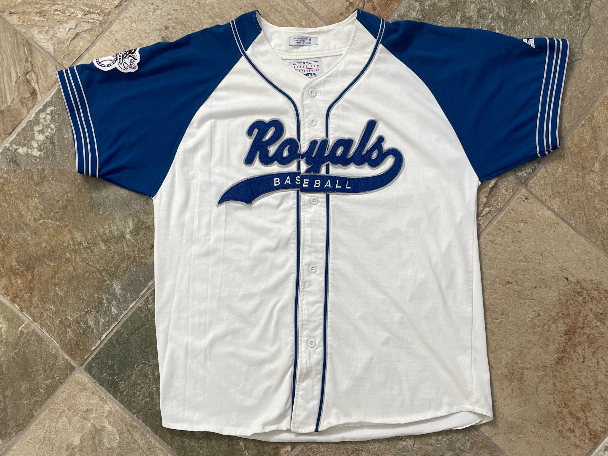 Vintage Kansas City Royals Starter Tailsweep Baseball Jersey, Size