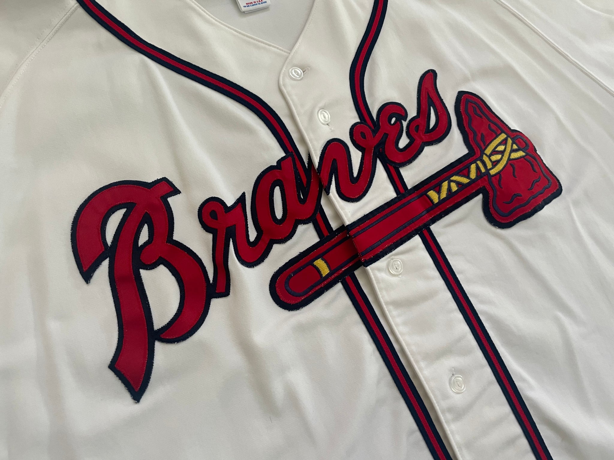 Vintage Atlanta Braves MLB Jersey Russell Athletic Diamond Collection USA  Size 44