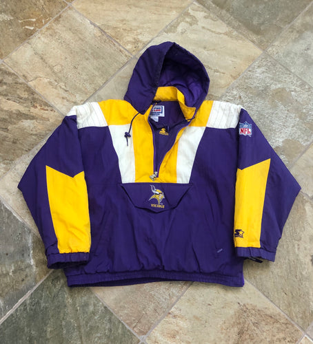 Vintage Minnesota Vikings Starter Parka Football Jacket, Size XXL