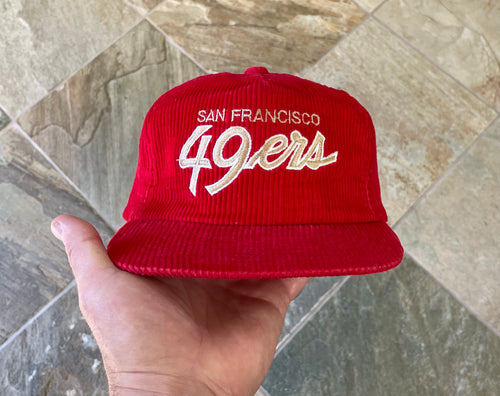 Vintage San Francisco 49ers Sports Specialties Script Cord Snapback Football Hat