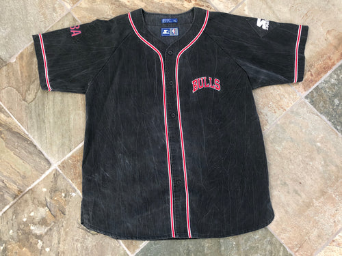 Vintage Chicago Bulls Starter Basketball Jersey Tshirt, Size XL