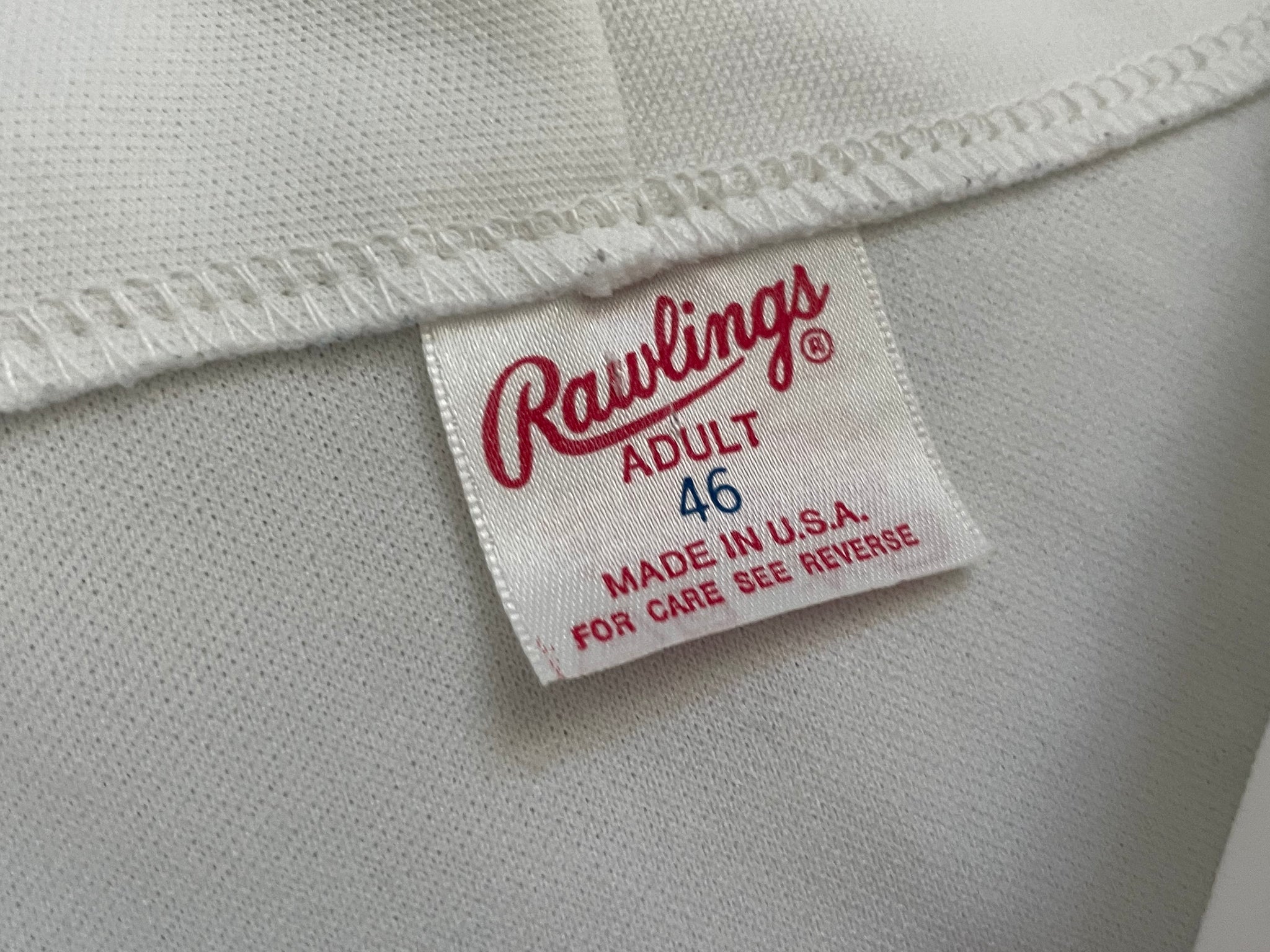 Los Angeles Dodgers Authentic Rawlings Home Jersey Size 44 Vintage