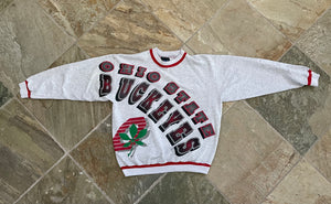 Vintage Ohio State Buckeyes College Sweatshirt, Size Large