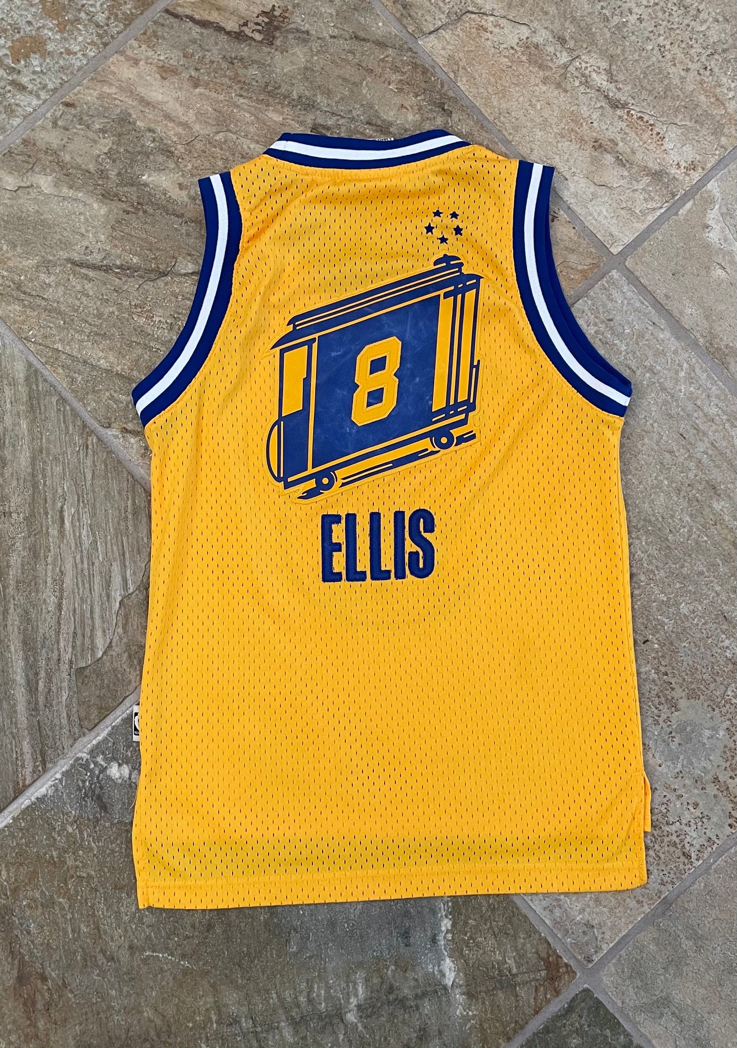 Golden State Warriors: Monta Ellis 2006/07 Navy Blue Adidas Stitched J –  National Vintage League Ltd.