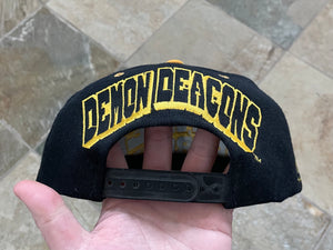 Vintage Wake Forest Demon Decons Cap Boy Snapback College Hat