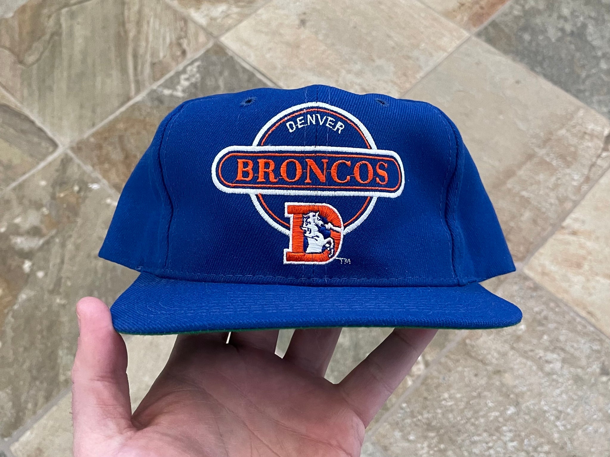 Vintage Denver Broncos Snapback Trucker Hat Cap Logo OG 80s 