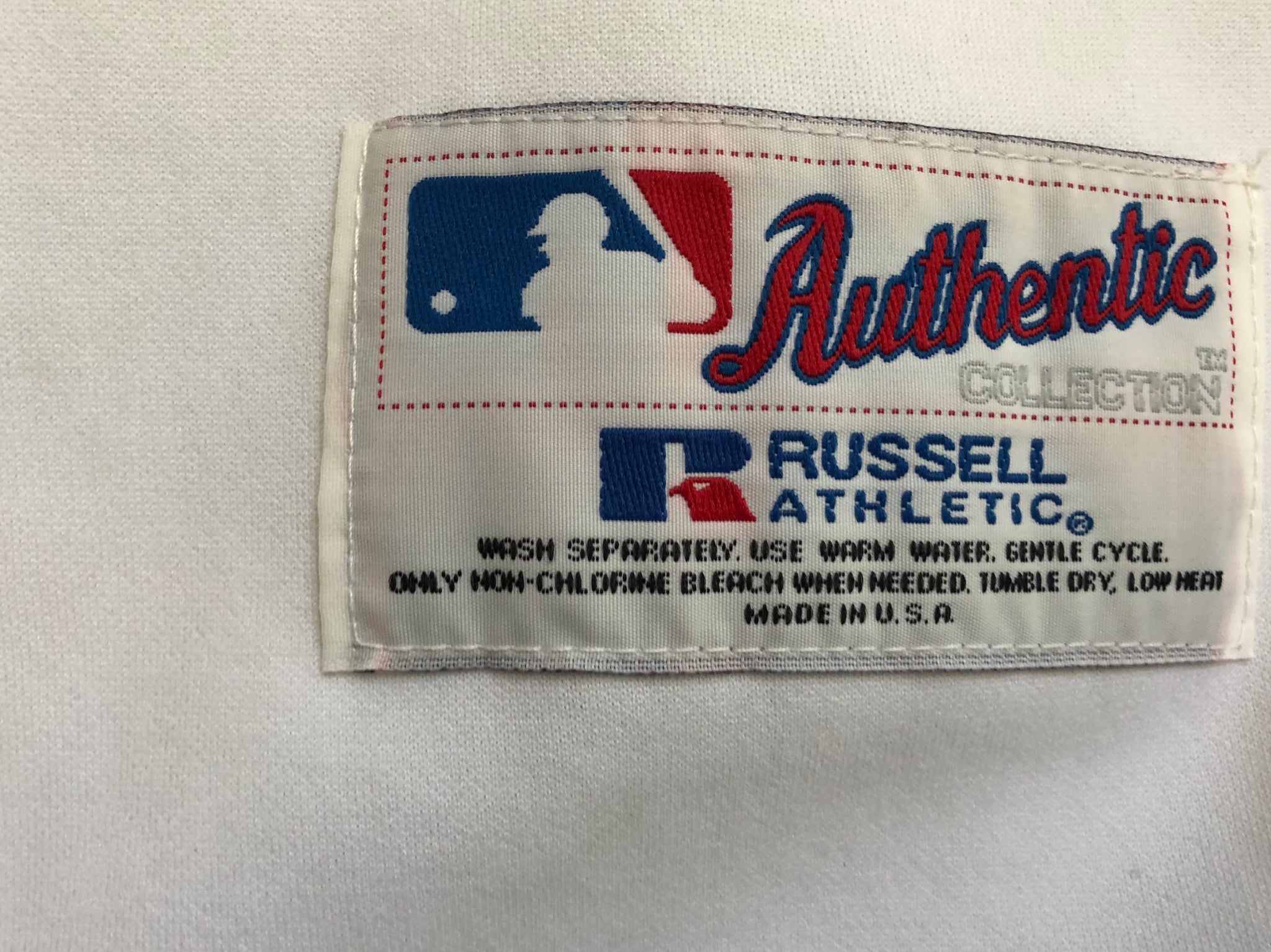Rare Vintage Russell Athletic MLB Cleveland Indians Prototype Jersey