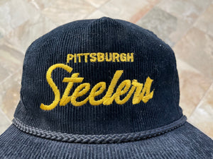 Pittsburgh Steelers 1933 Adjustable Corduroy Cap (Charcoal)