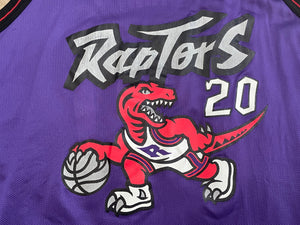 Vintage Toronto Raptors Damon Stoudamire Champion Basketball Jersey, Size 52, XXL