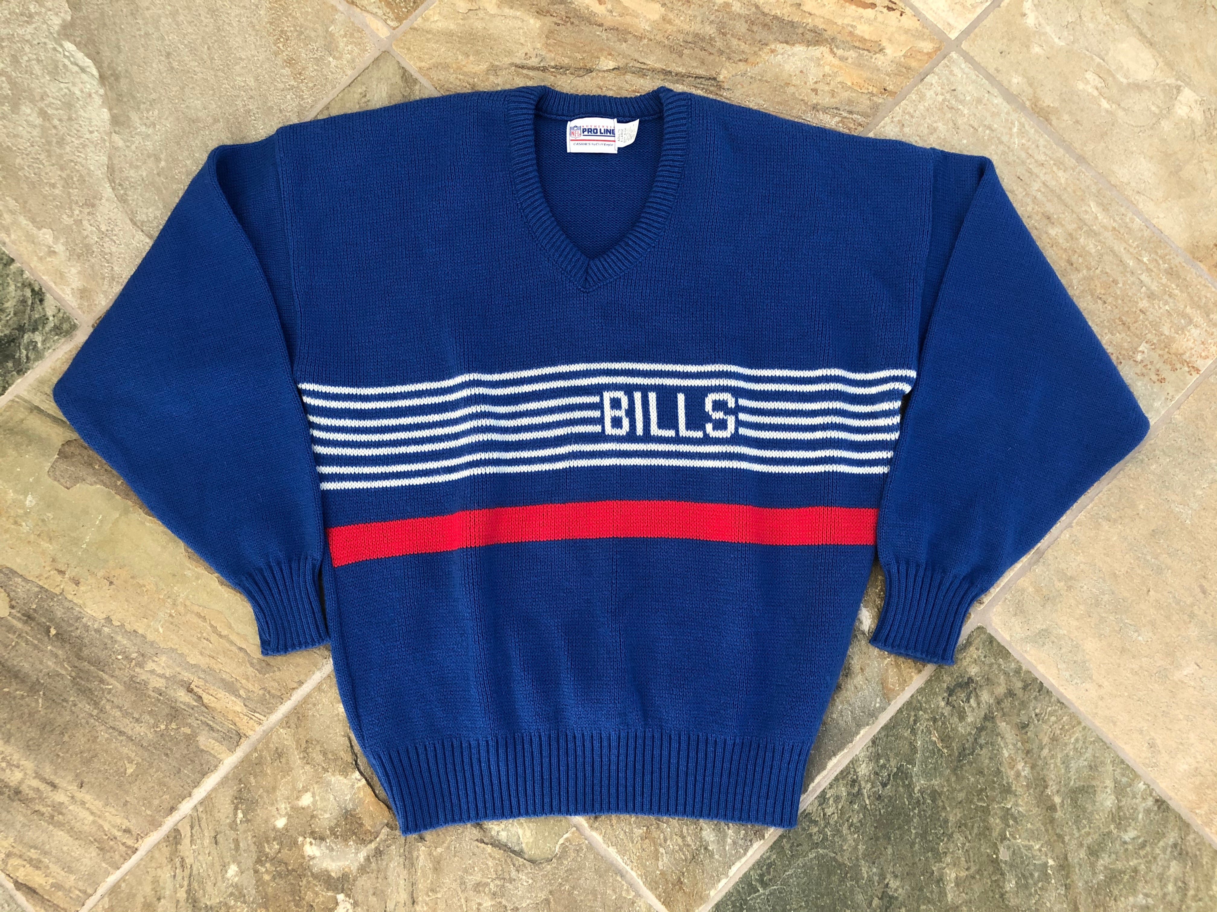 Vintage Buffalo Bills Cliff Engle Sweater Football Sweatshirt, Size La –  Stuck In The 90s Sports