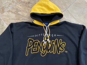 Vintage Pittsburgh Penguins Starter Double Hood Hockey Sweatshirt, Size XL