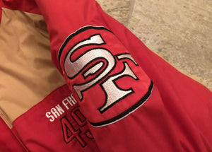 Vintage San Francisco 49ers Logo Athletic Sharktooth Parka Football Jacket, Size XL