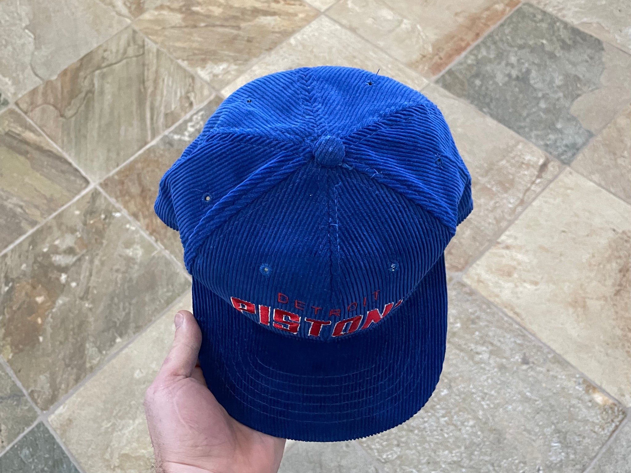 Vintage Starter Arch Wool Detroit Pistons Snapback Hat — Roots