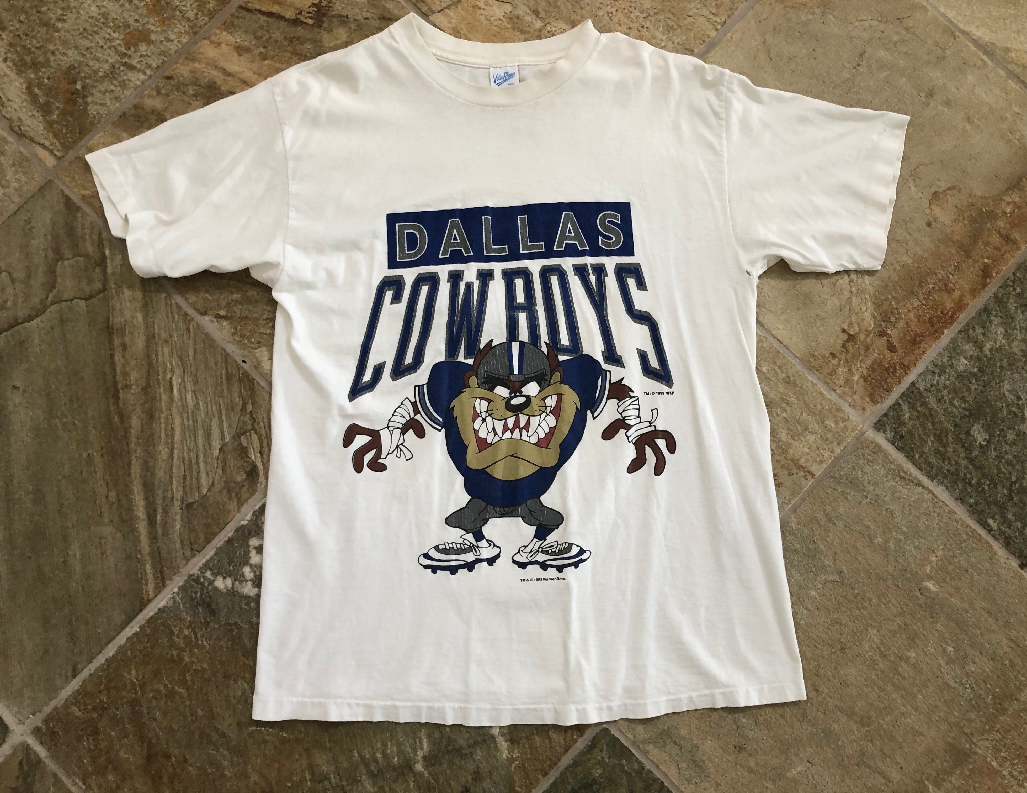 Vintage 1992 Dallas Cowboys Taz NFL T-Shirt - L – Dan Street