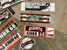 Load image into Gallery viewer, Vintage San Francisco Giants Baseball Bumper Sticker Lot ###