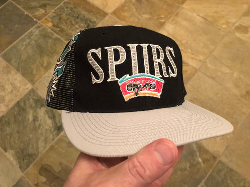 Vintage San Antonio Spurs Sports Specialties Laser Snapback Basketball Hat