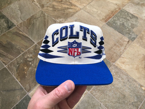 Vintage Indianapolis Colts Logo Athletic Diamond Snapback Football Hat