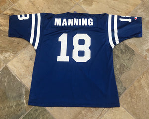 Vintage Indianapolis Colts Peyton Manning Champion Football Jersey, Size 44, Large