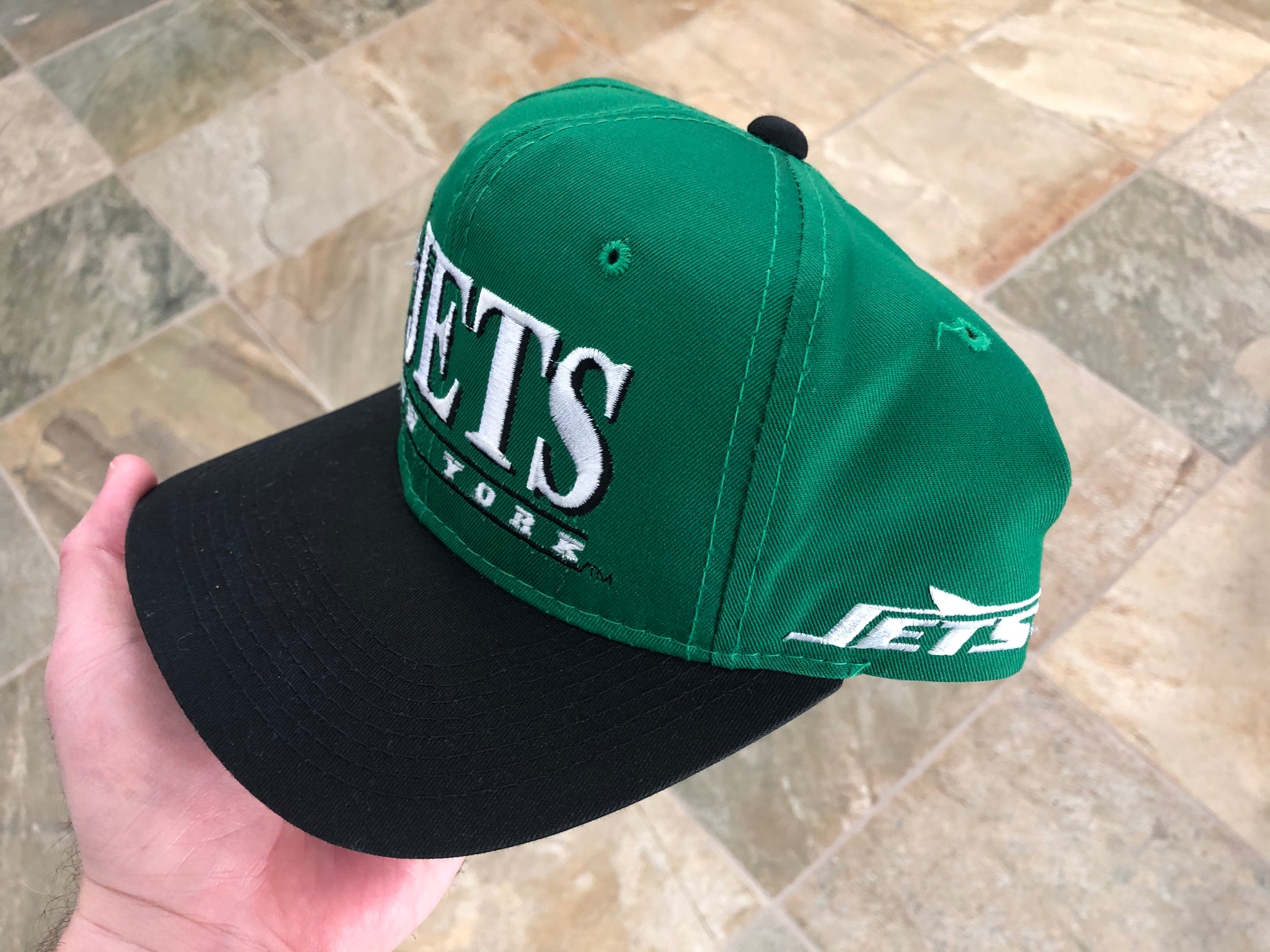 Vintage New York Jets NFL Drew Pearson Hat Snapback Cap New 