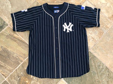 Load image into Gallery viewer, Vintage New York Yankees Starter Pin Stripe Baseball Jersey, Size XL