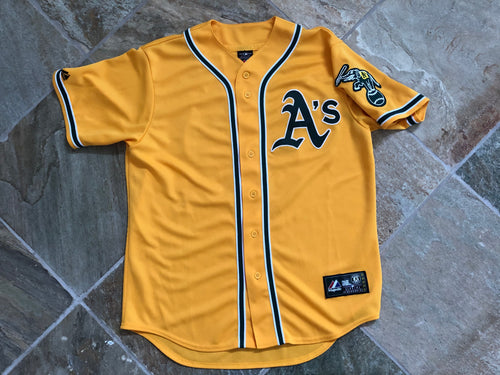 Vintage Oakland Athletics Yoenis Céspedes Majestic Baseball Jersey, Size Large