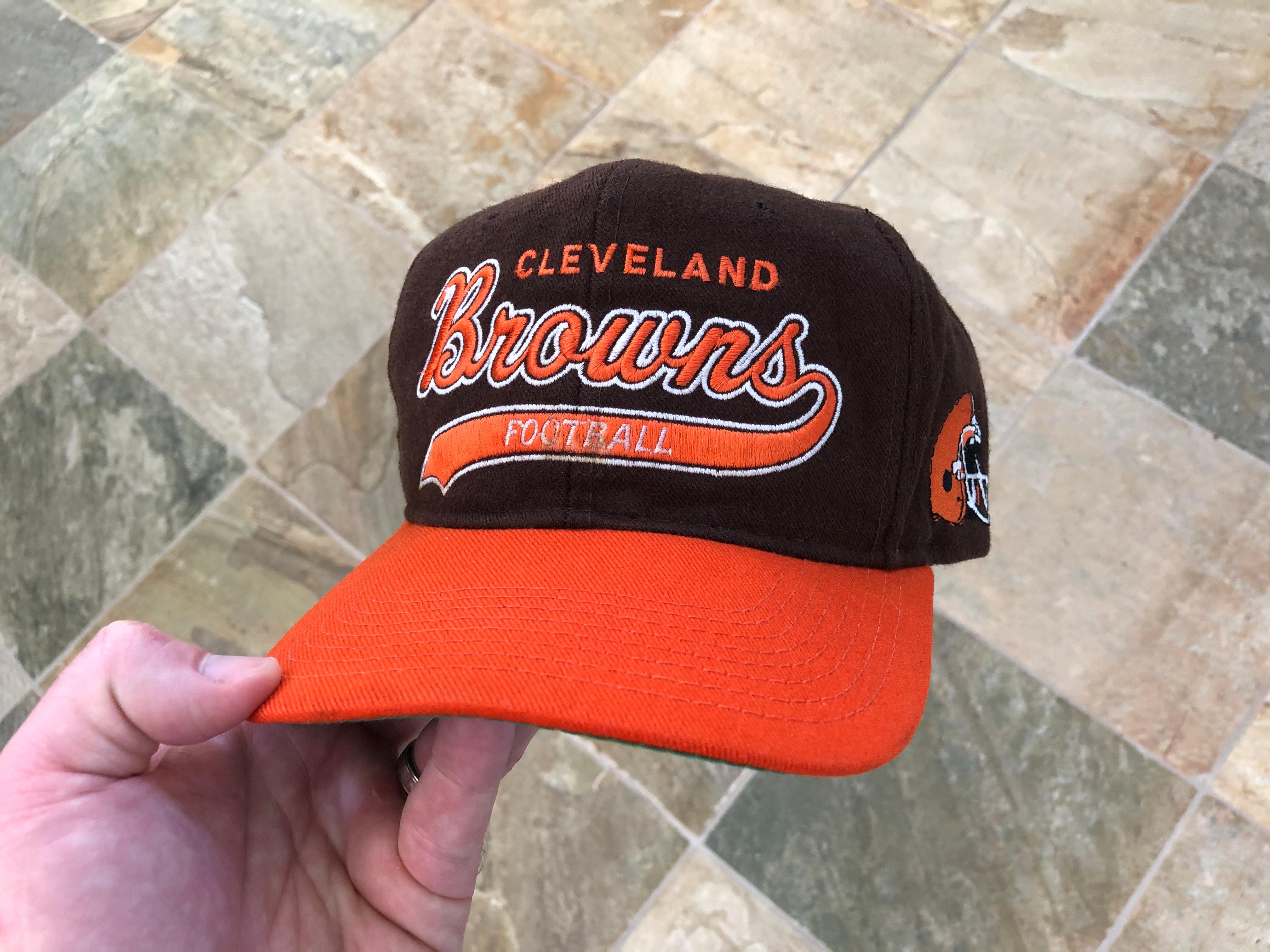 STARTER, Accessories, Vintage Starter The Eastport Cleveland Browns  Snapback Hat Retro Spell Out Logo