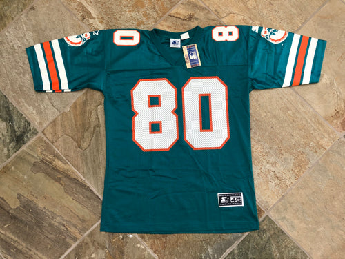 Vintage Miami Dolphins Irving Fryar Starter Football Jersey, Size 46, Medium