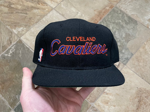 Vintage Cleveland Cavaliers Sports Specialties Script Snapback Basketball Hat