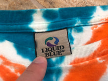 Load image into Gallery viewer, Vintage Miami Dolphins Liquid Blue Tie Dye Football Tshirt, Size XL