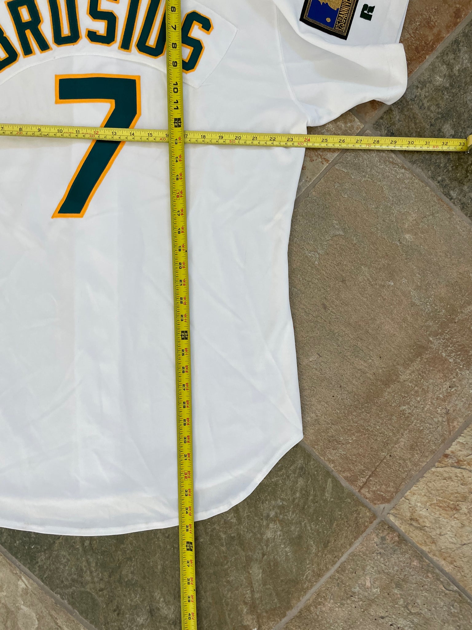 Lot Detail - 1992 Scott Brosius Oakland A's Game-Used Road Jersey