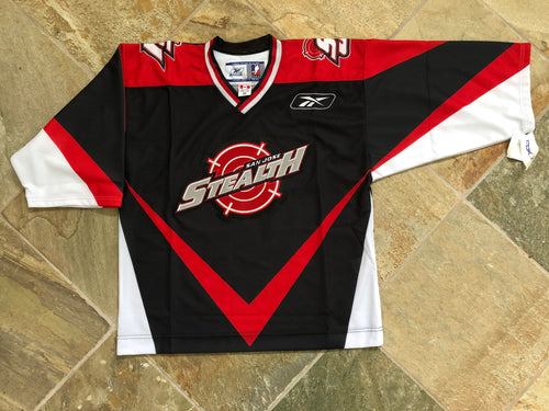 Vintage San Jose Stealth NLL Lacrosse Reebok Hockey Jersey, Size 50, XL