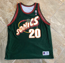 Load image into Gallery viewer, Vintage Seattle SuperSonics Gary Payton Reversible Champion Basketball Jersey, Size 48, XL