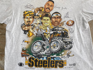 Sports / College Vintage NFL Pittsburgh Steelers All Over Print Tee Shirt 1994 Large Made in USA