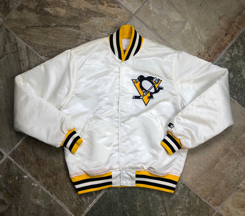 Vintage Pittsburgh Penguins Starter Satin Hockey Jacket, Size Medium