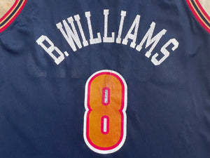 Vintage Denver Nuggets Brian Williams Champion Basketball Jersey, Size 44, Large