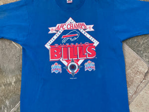Vintage Buffalo Bills 1992 AFC Champions Football Tshirt, Size XL