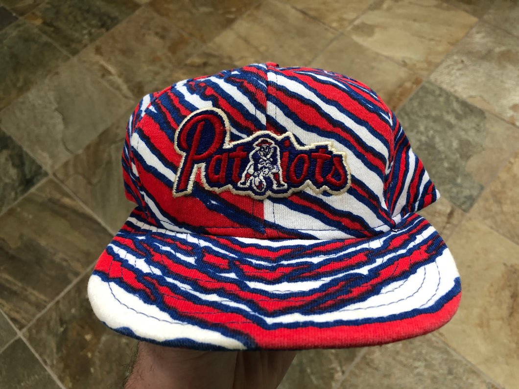 New England Patriots NFL Vintage Zubaz Snapback Hat