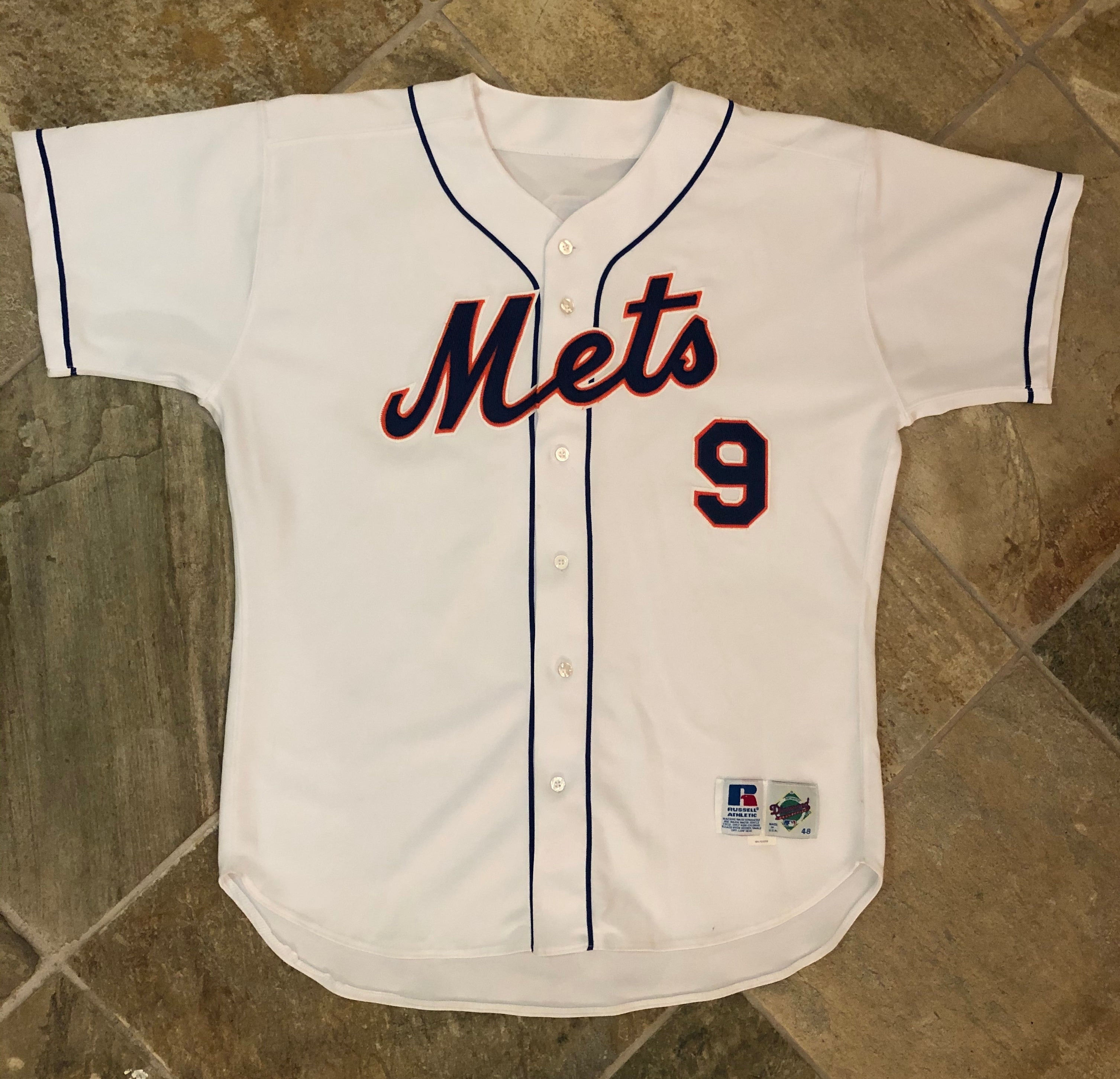 Today's vintage mail day! 1995-96 Todd Hundley Mets road jersey