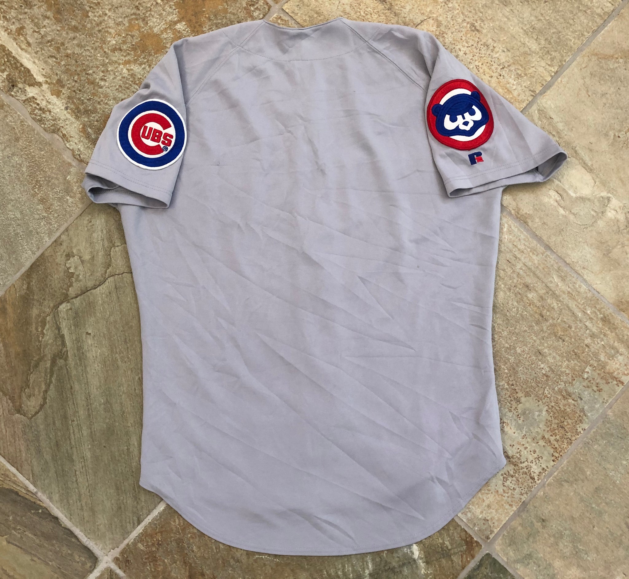 Vtg Chicago Cubs Russell AUTHETIC Baseball Jersey Sz 44 Blank