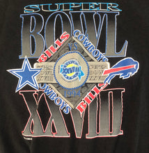 Load image into Gallery viewer, Vintage Super Bowl 28 Buffalo Bills Dallas Cowboys Football Sweatshirt, Size XL