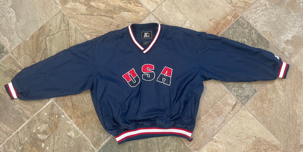 Vintage USA Starter Dream Team Windbreaker Basketball Jacket, Size XL