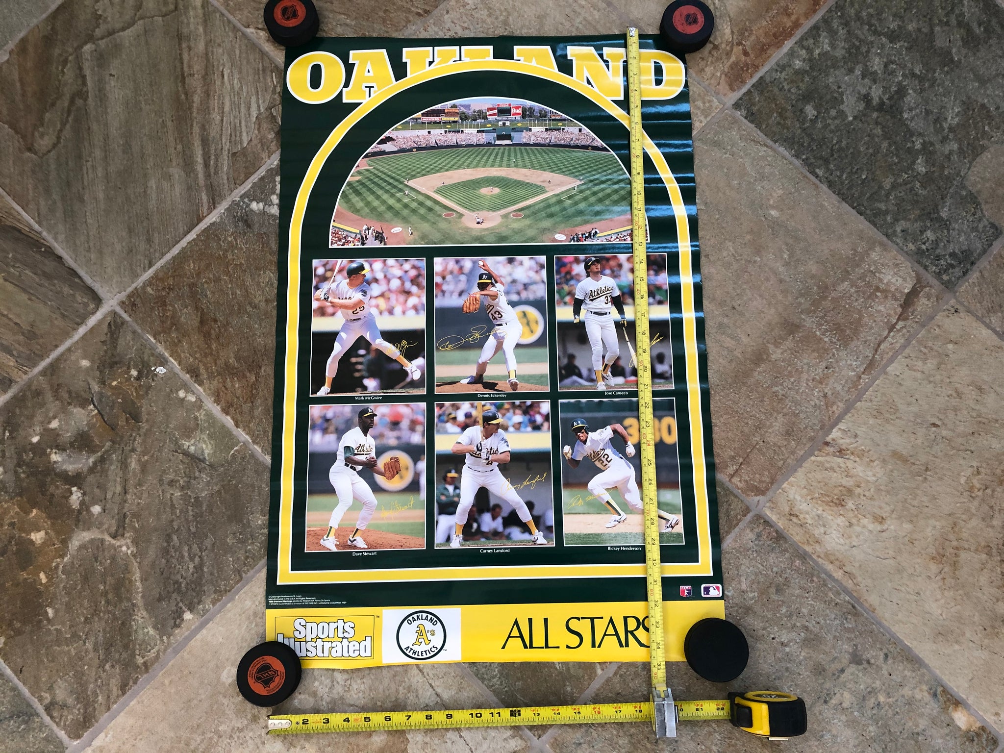 Jose Canseco Superstar Oakland A's Vintage Original Poster - Sports  Illustrated by Marketcom 1987