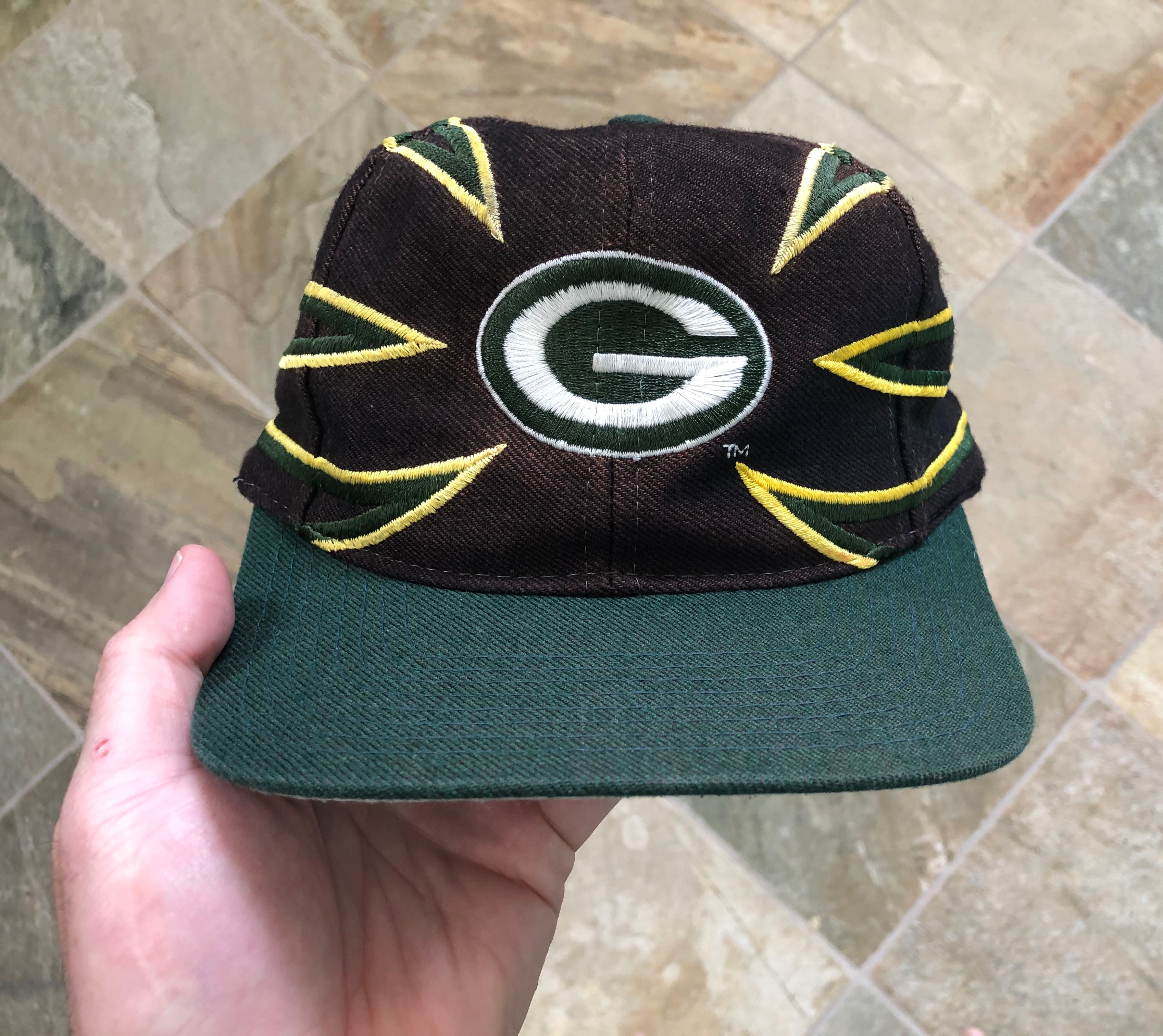 GREEN BAY PACKERS VINTAGE 1990'S GAMEDAY DREW PEARSON SNAPBACK ADULT H -  Bucks County Baseball Co.