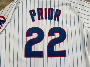 Vintage Chicago Cubs Mark Prior Majestic Authentic Baseball Jersey, Size 52, XXL