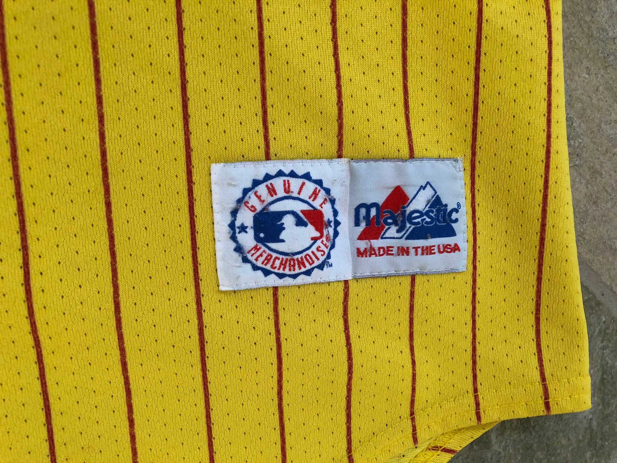 Atlanta Braves One Piece Baseball Jersey Yellow - Scesy
