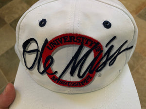 Vintage Ole Miss Rebels The Game Circle Logo Snapback College Hat