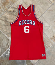 Load image into Gallery viewer, Vintage Philadelphia 76ers Julius Erving Sand Knit Basketball Jersey, Size Large