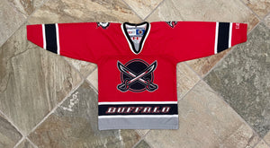 Buffalo Sabres Vintage CCM Gold Striped Winter Hat - Hockey Jersey Outlet