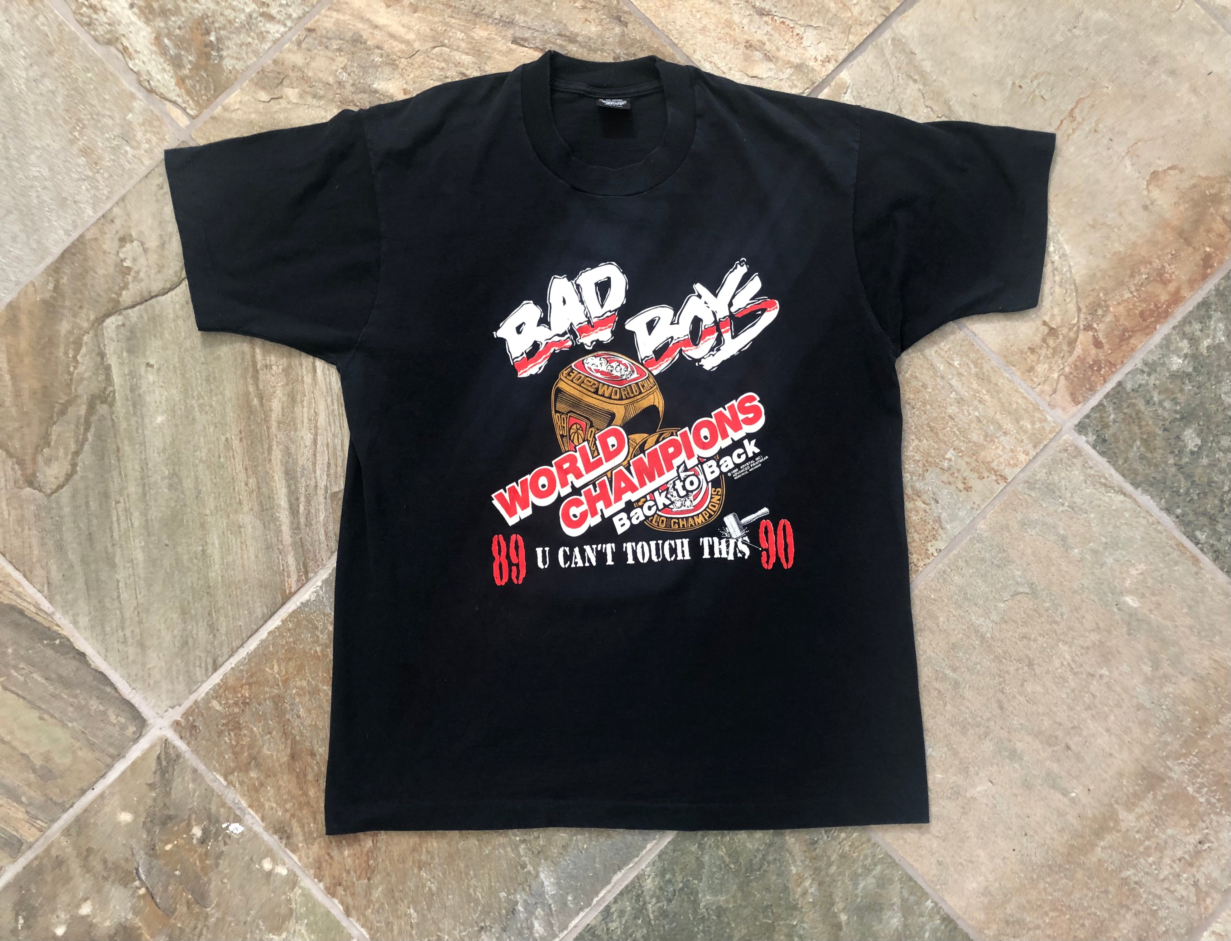Vintage Detroit Pistons Bad Boys Hammer Time Basketball Tshirt